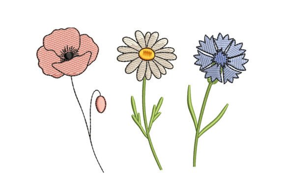 Cute Wildflower Trio: A Seasonal Embroidery Review