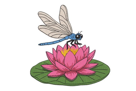 Dragonfly at the Lotus Review