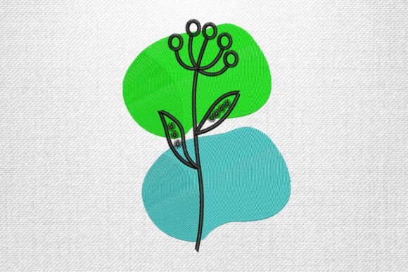 Modern Abstract Flower